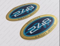 Grady White 248 Voyager Decals 5" x 2.7" 2pcs. Grady White 248 Voyager Decals 5" x 2.7" 2pcs.